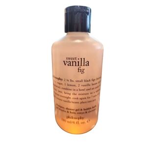 Philosophy Sweet Vanilla Fig shampoo, shower gel, bubble bath, 6oz trave…
